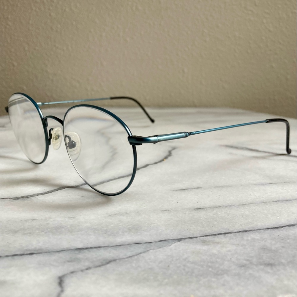 Safilo Elasta Team 3900 Matte Blue Eyeglasses Frame Italy 51-20
